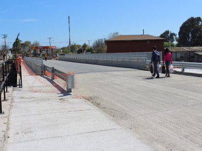 Puente Llollito estaría abierto a la comunidad en los próximos días