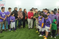 Inauguran moderna cancha del club Bello Horizonte de Bellavista