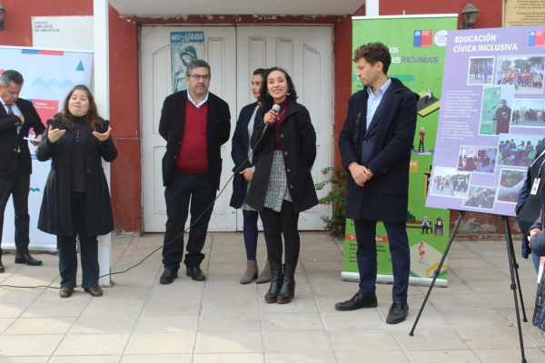 Alcaldía Ciudadana y autoridades de gobierno inauguran importante obra de mejoramiento de rutas peatonales en sector de Tejas Verde