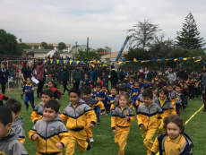 Niños disfrutaron haciendo deporte en la Olimpiada Pre Escolar