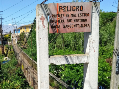 Repararán el actual y diseñarán nuevo Puente Colgante Serrano