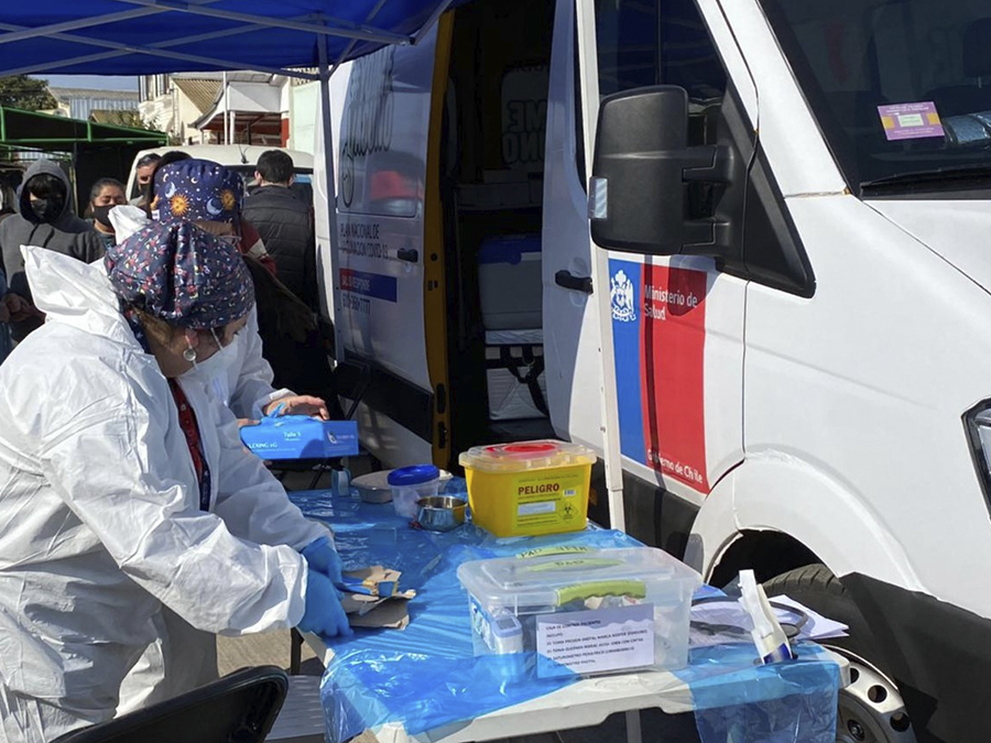 Municipio informa que el 21 y 23 de julio vacunatorio móvil estará ubicado en Plaza de Armas de San Antonio