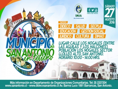 &iexcl;Participe con nosotros! Municipio en Terreno sector Llolleo Alto - Los Nogales